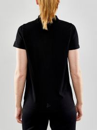 Sport Poloshirt Damen in Schwarz